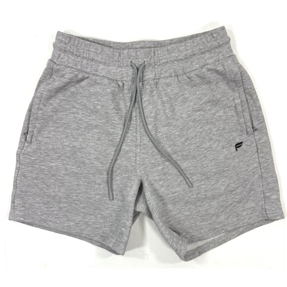 Fabletics Shorts Mens Size Medium The Go-To Short Brushed Gray Fleece - Picture 1 of 14